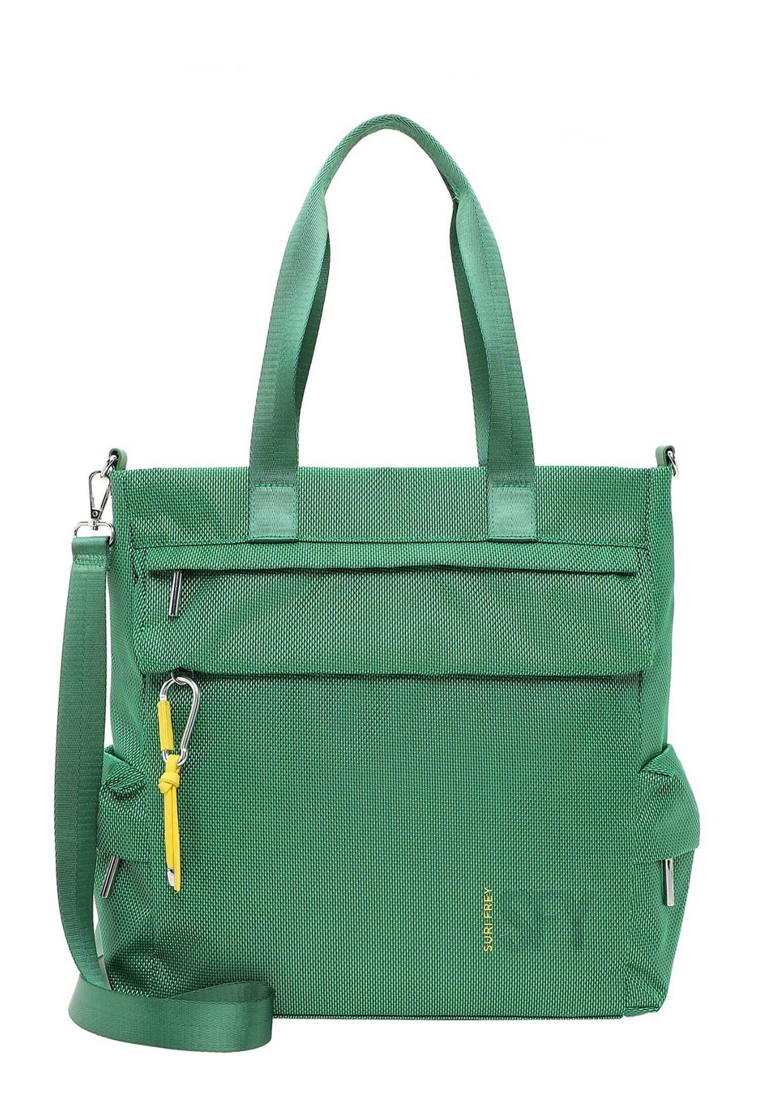 SURI FREY Damen Shopper - Veganer Nylon Shopper Mit Reißverschluss